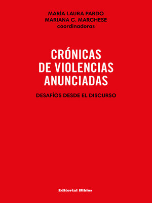 cover image of Crónicas de violencias anunciadas